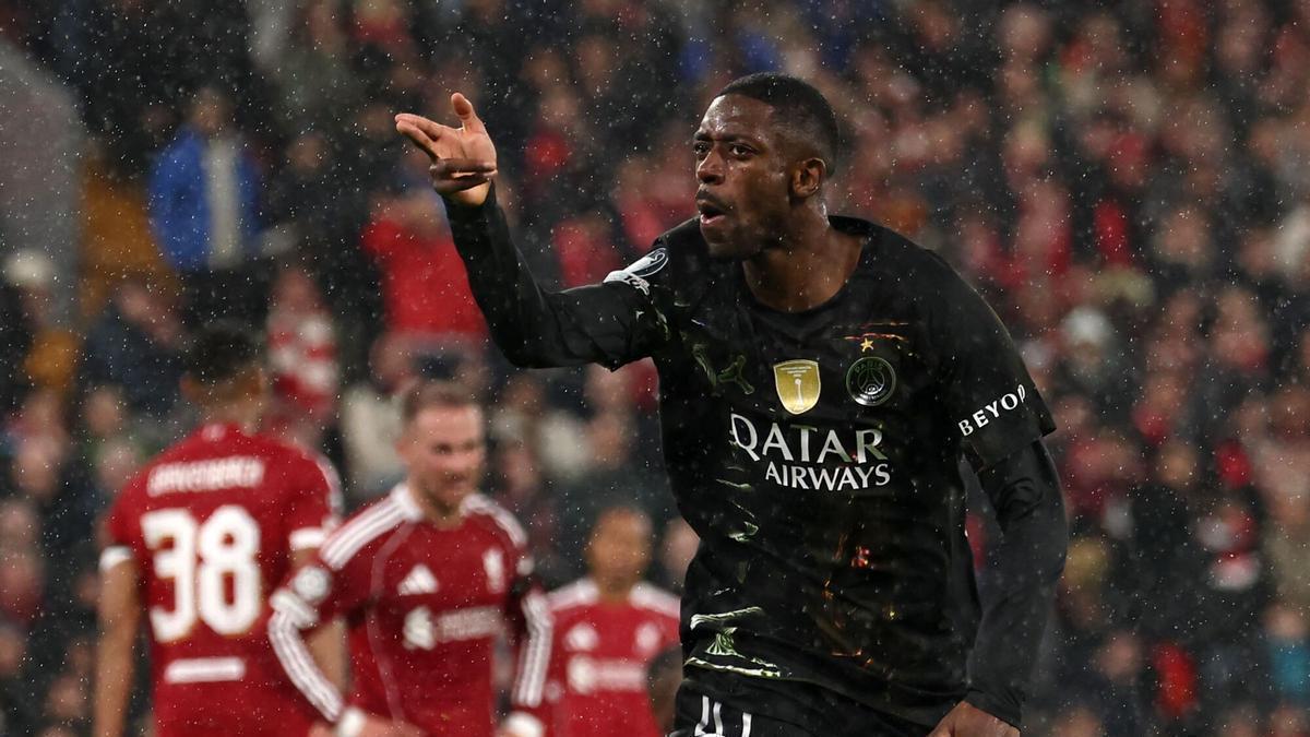 Asistencia de Dembélé a Doué en la final de la 2024/25