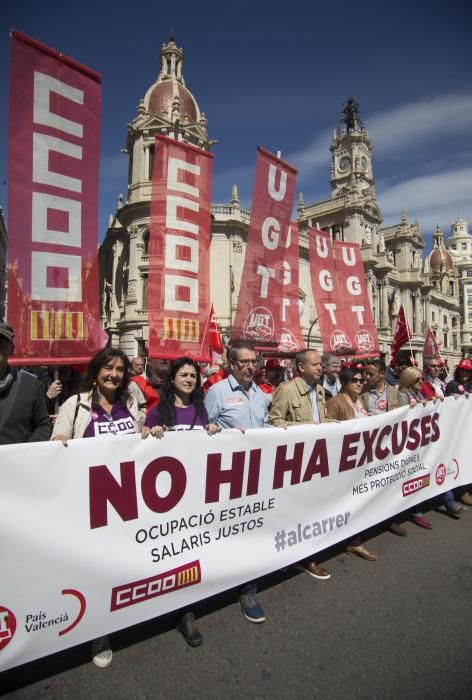 Manifestación del Día del Trabajo en València