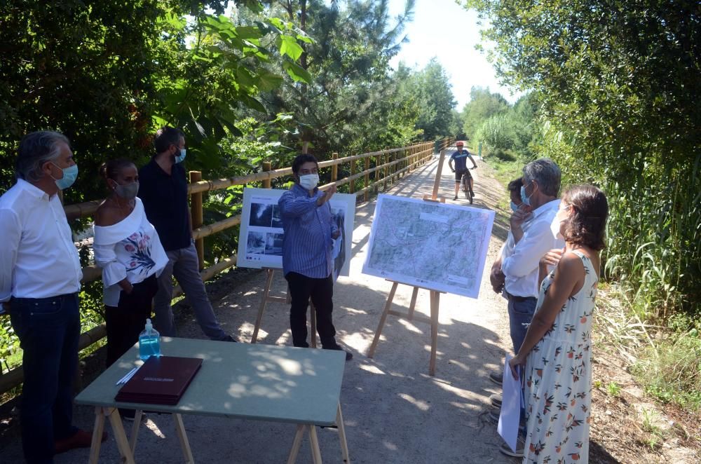 Tres concellos unidos por Vía Verde que discurre por el viejo trazado ferroviario