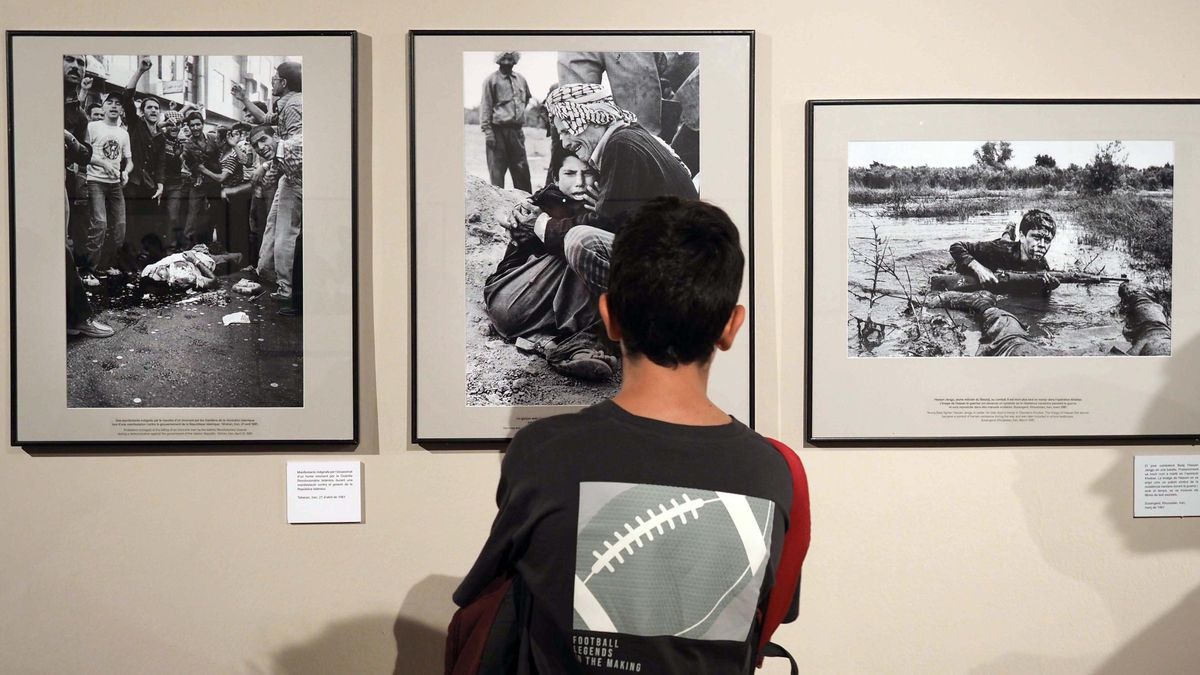 Una de les exposicions del Visa pour l'Image a la Casa de Cutura de Girona.