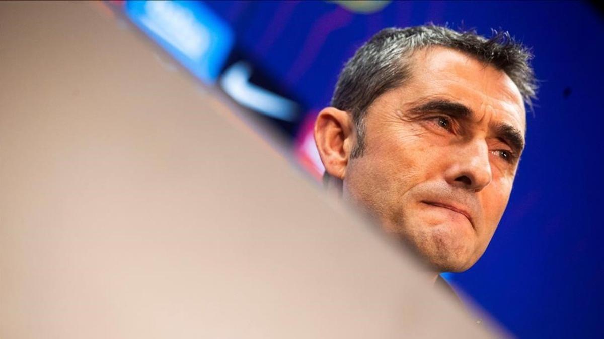 Ernesto Valverde, entrenador del FC Barcelona.