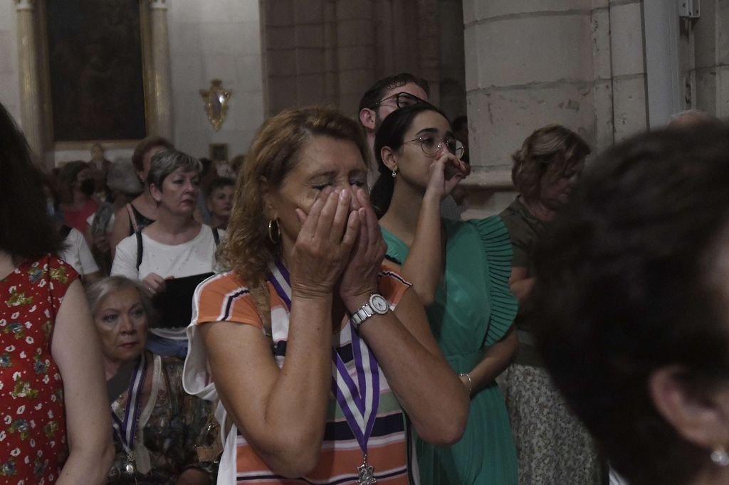 Romería de Murcia: Misa previa y primer tramo del recorrido