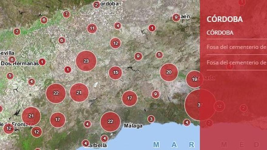 Córdoba cuenta con 79 fosas comunes documentadas de la Guerra Civil