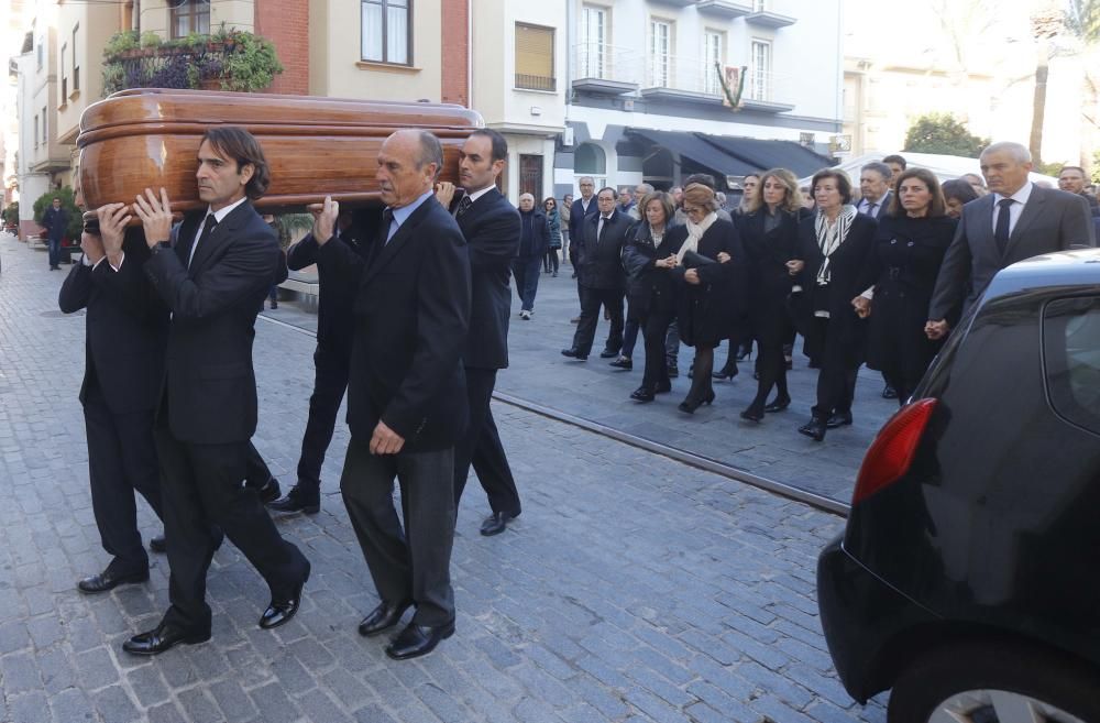 Carlet misa funeral de Alberto Primo marido de Mar