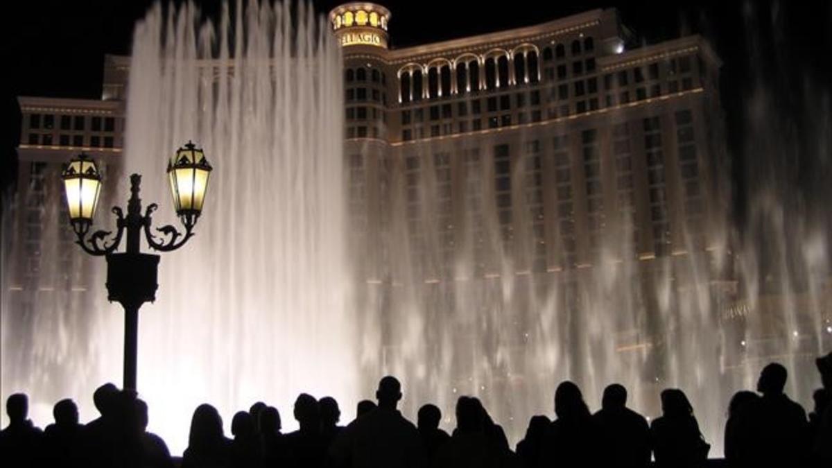 Fuentes del Hotel Bellagio en Las Vegas.