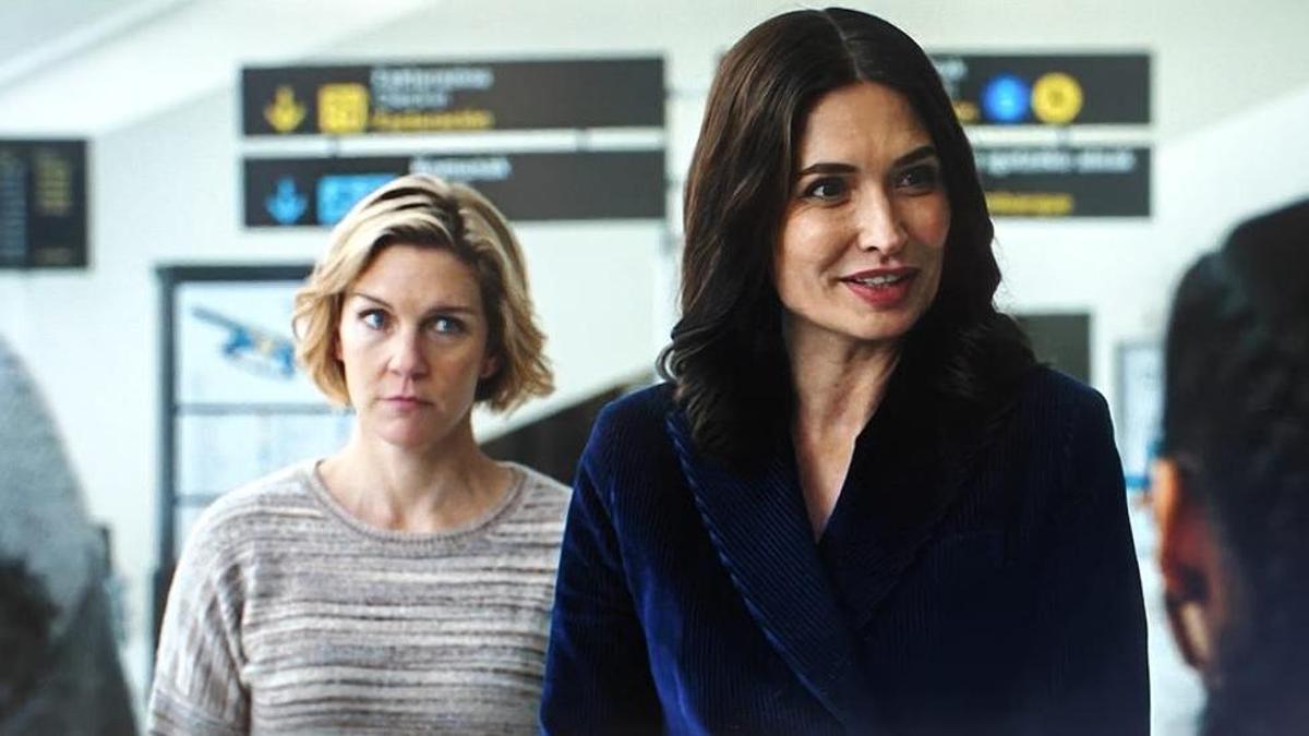 Las tomas del rodaje de la serie "Pluribus" en el Calatrava en diciembre de 2024