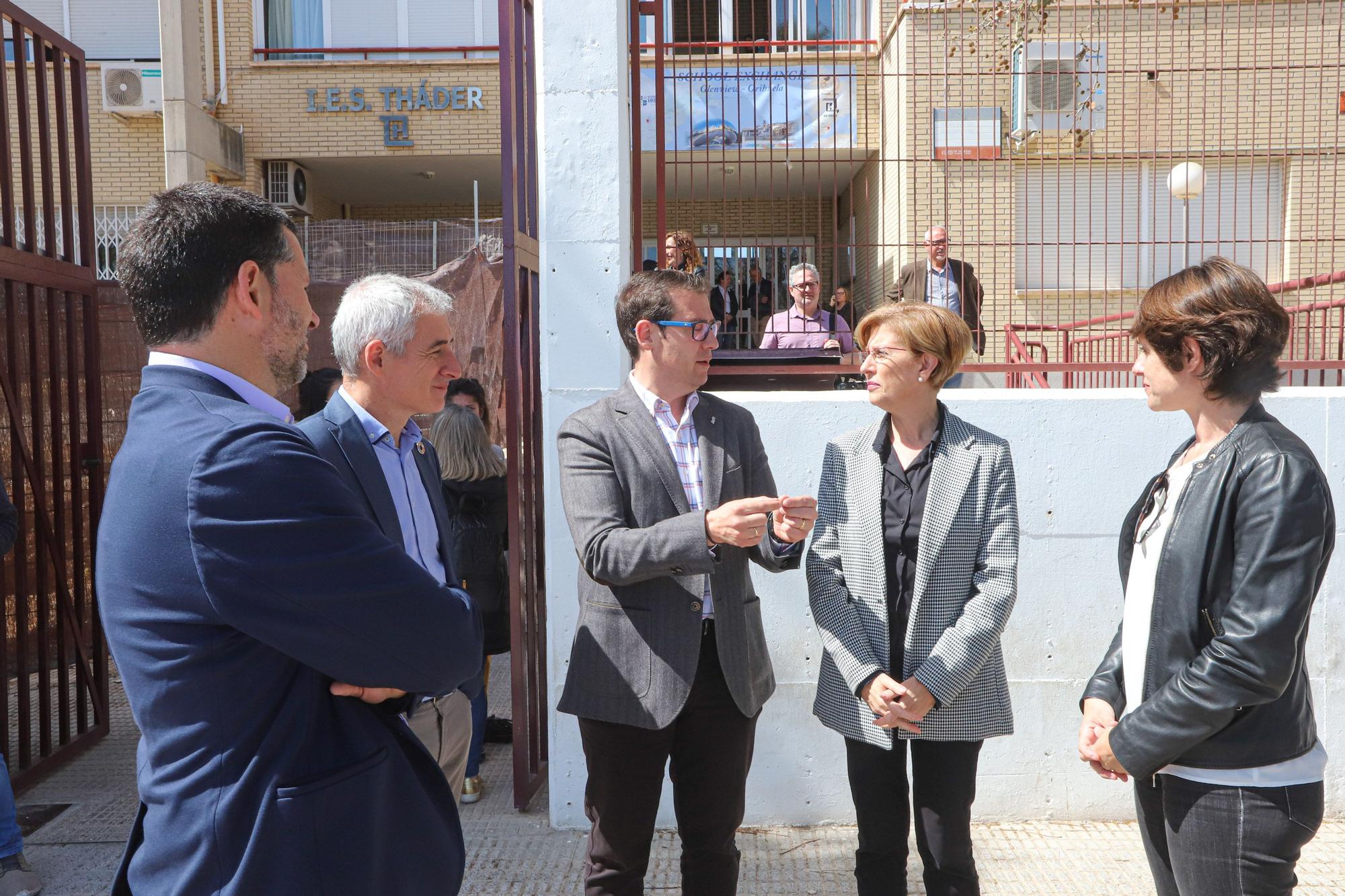 Ximo Puig inaugura la ampliación del IES Thader de Orihuela