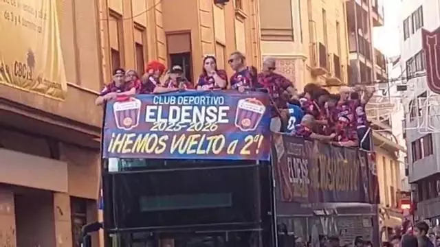 Así ha celebrado el Eldense su ascenso a la Liga Hypermotion