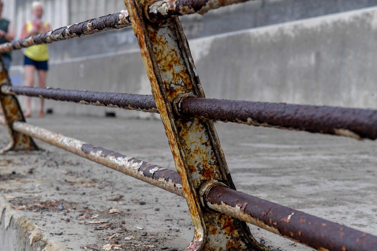 Estado de abandono de la zona de El Atlante