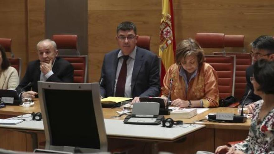 El presidente de les Corts, Enric Morera, declara ante la comisión de investigación.