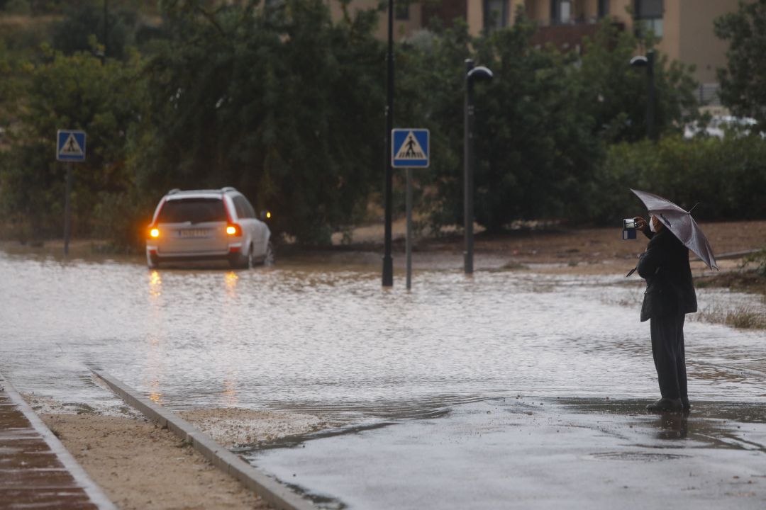 La ciudad de València, con muchas zonas inundadas