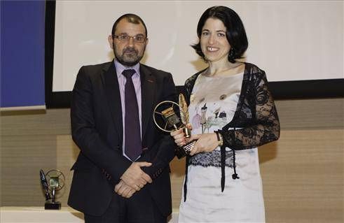 Gala de La Crónica de Badajoz y Onda Cero del Premio Empresario de Badajoz 2012