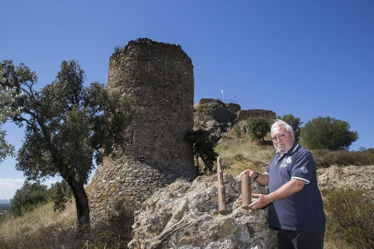 Josep Maria Martorell, propietario del castillo de Quermançó.