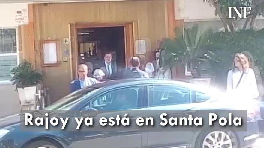 Rajoy ya está en Santa Pola