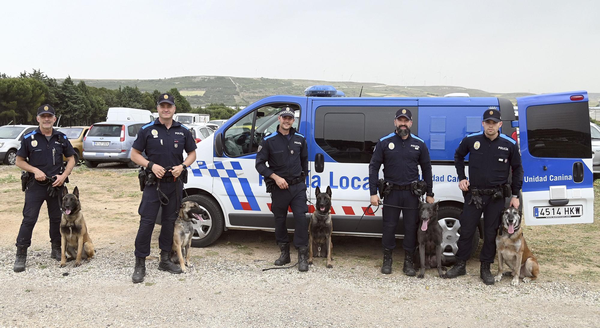 GALERÍA | Perros policía de la unidad canina de Burgos