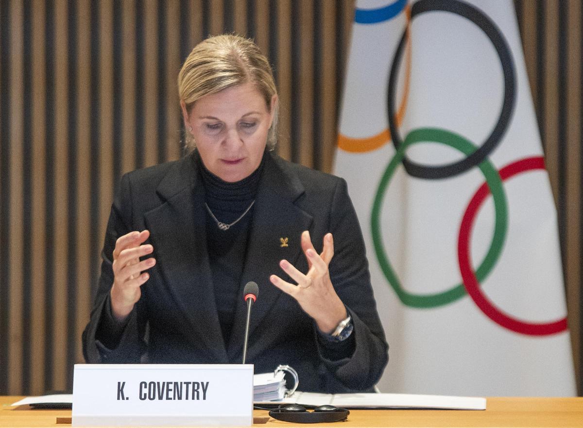 Kirsty Coventry, presidenta del Comité Olímpico Internacional.
