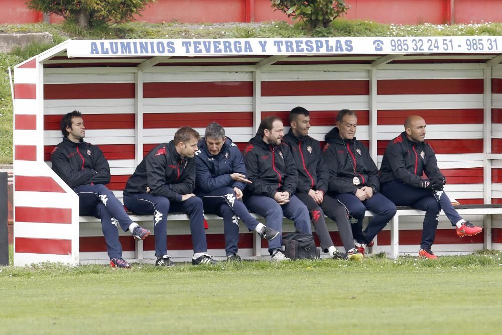 Entrenamiento del Sporting