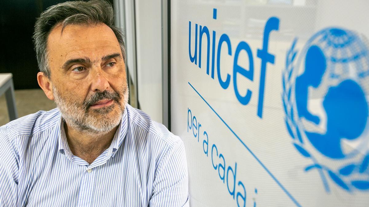 Retrato de Chema Vera, director ejecutivo de Unicef España.