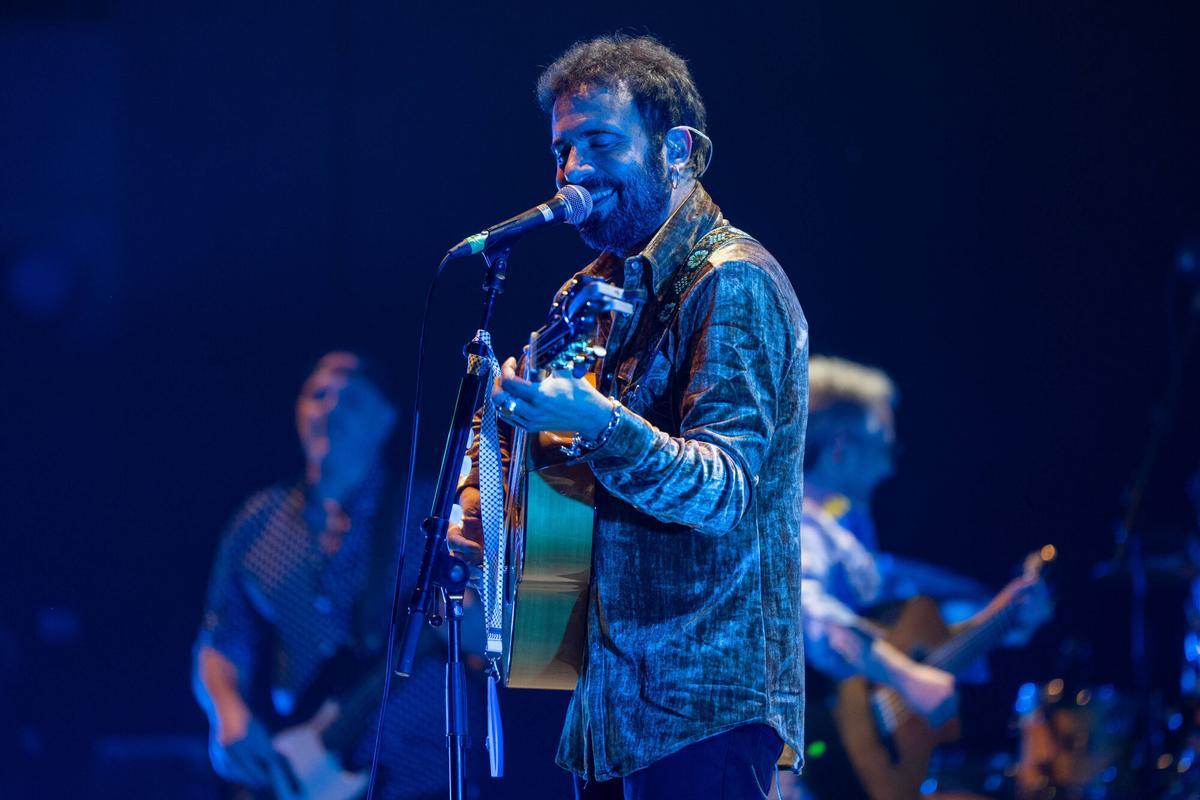 Concierto de Los Delinqüentes en el Palau Sant Jordi. Concierto de Los Delinqüentes en el Palau Sant Jordi.
