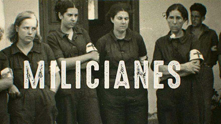Kurz vor der Hinrichtung: Die Milizionärinnen María García, Mercedes Buxadé, Daría Buxadé und Teresa Bellera (v.re.) nach ihrer Festnahme in Manacor. Die fünfte Frau (li.) wurde nicht identifiziert.