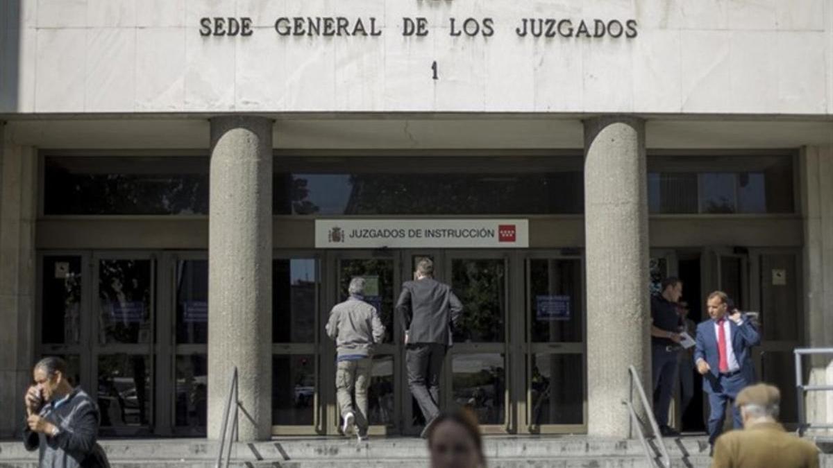 Los Juzgados de Instrucción de Plaza de Castilla de Madrid.