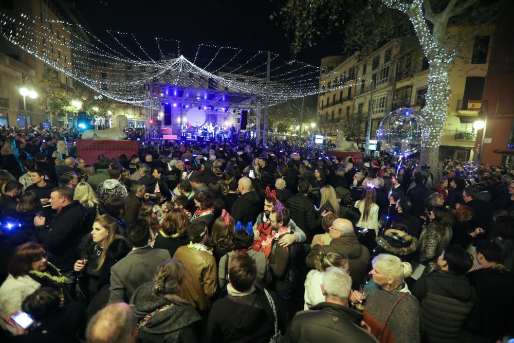 Palma de Mallorca begrüßt das Jahr 2018