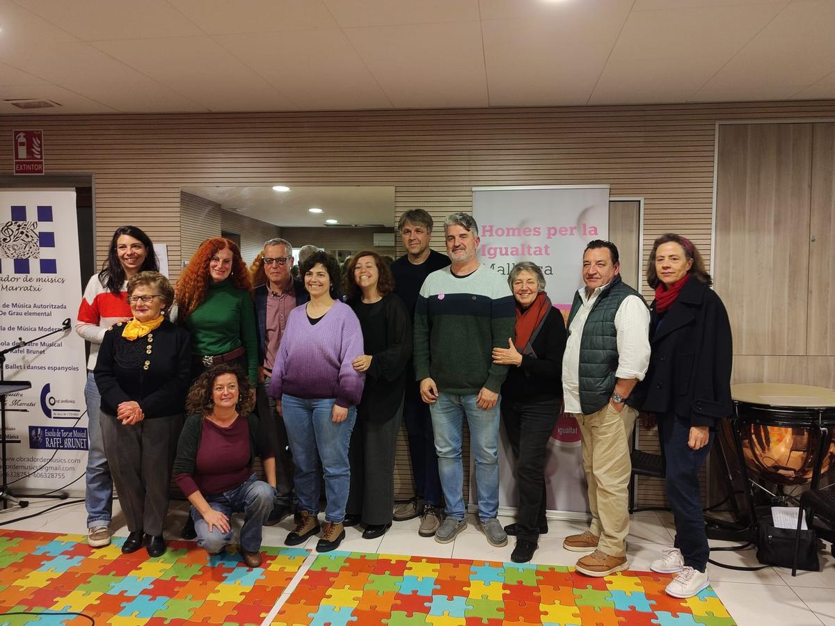 Imagen del acto celebrado ayer en Marratxí.