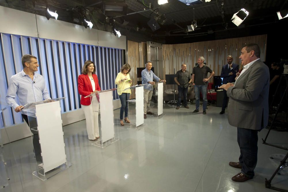 Debate de los cabezas de lista de los cuatro grandes partidos en Levante TV