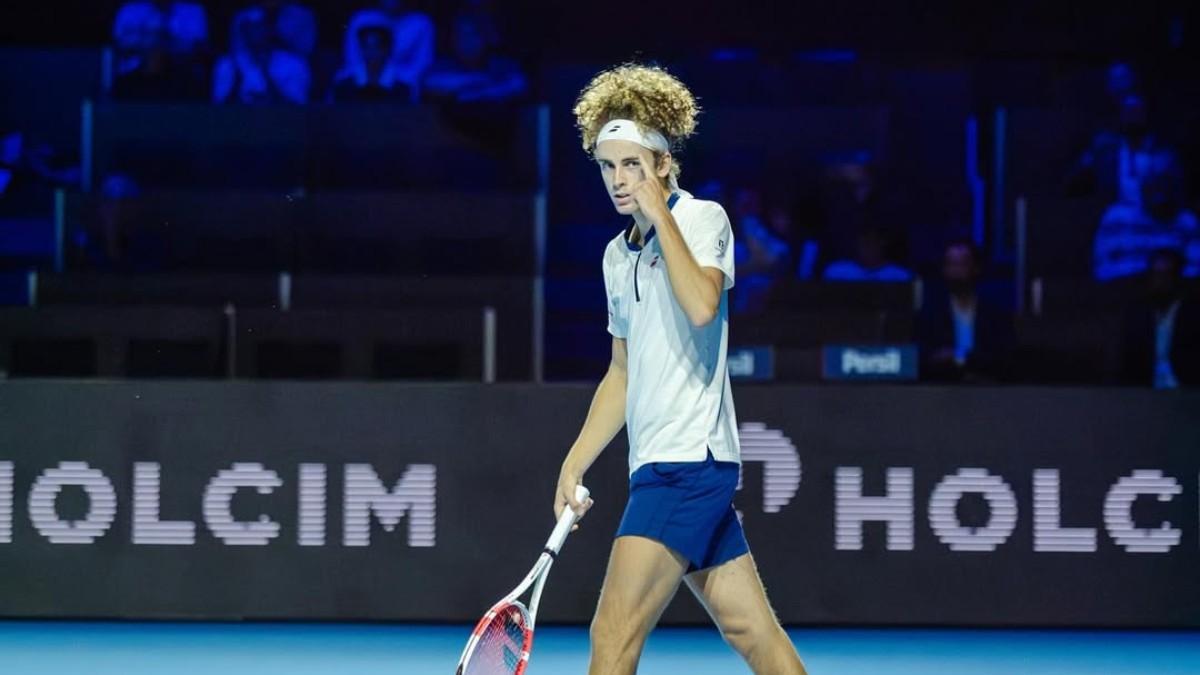 Mika Brunold, durante el torneo de Basilea