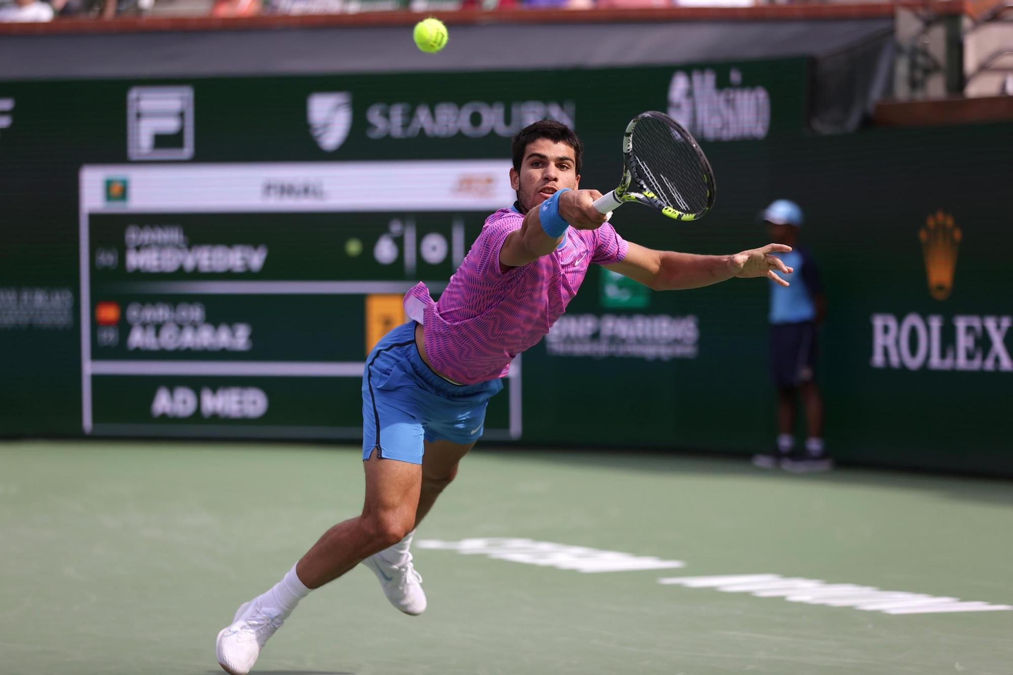 Así celebró Carlos Alcaraz su segundo título de Indian Wells