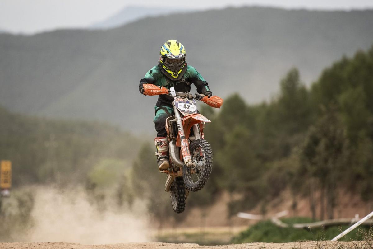 Pedro Godoy, en plena acción.