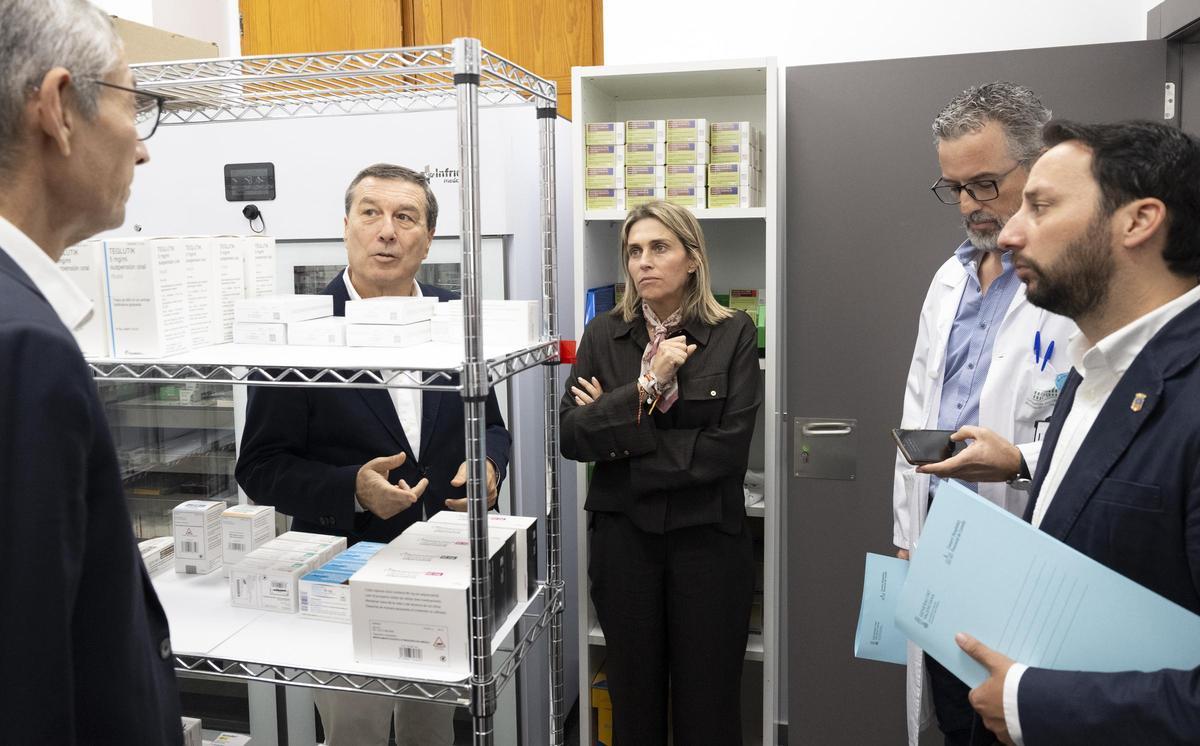 Visita de Marta Barrachina y el conseller de Sanitat al Consorcio Hospitalario Provincial de Castellón.
