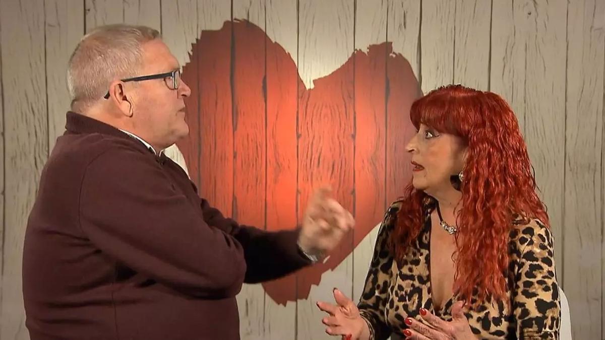 Pere e Isabel, al finalizar su cita de 'First dates'.