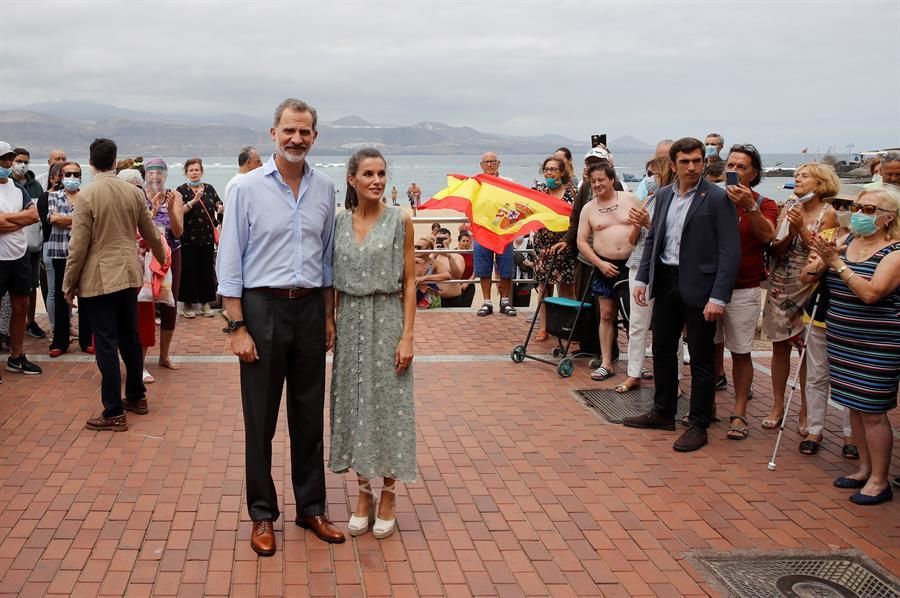 Primera visita de los Reyes de España a Canarias tras la pandemia del coronavirus