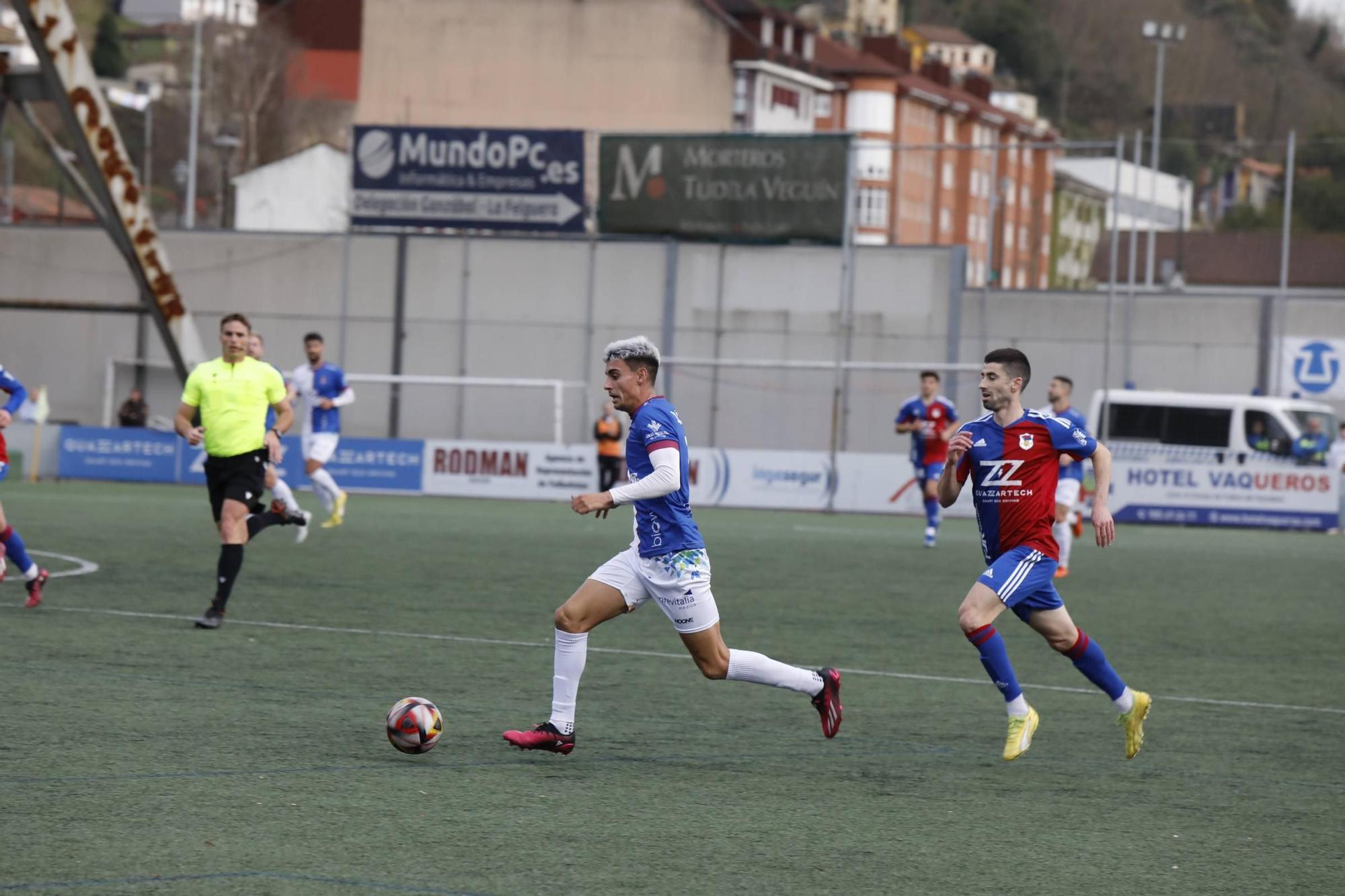 EN IMÁGENES: Así ha sido la victoria del Avilés en el derbi asturiano ante el Langreo