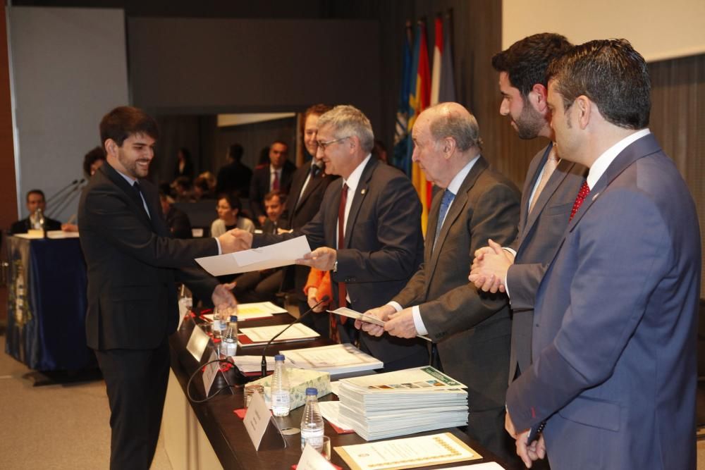 Entrega de diplomas de la Escuela Politécnica de Gijón.