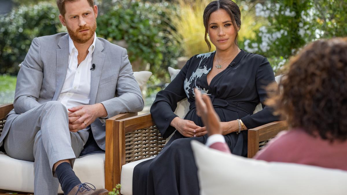 Una imagen del Príncipe Harry y Meghan Markle.