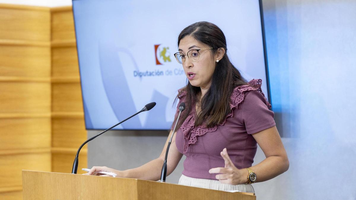 La delegada de Hacienda y Fondos Europeos de la Diputación de Córdoba, Ana Rosa Ruz.