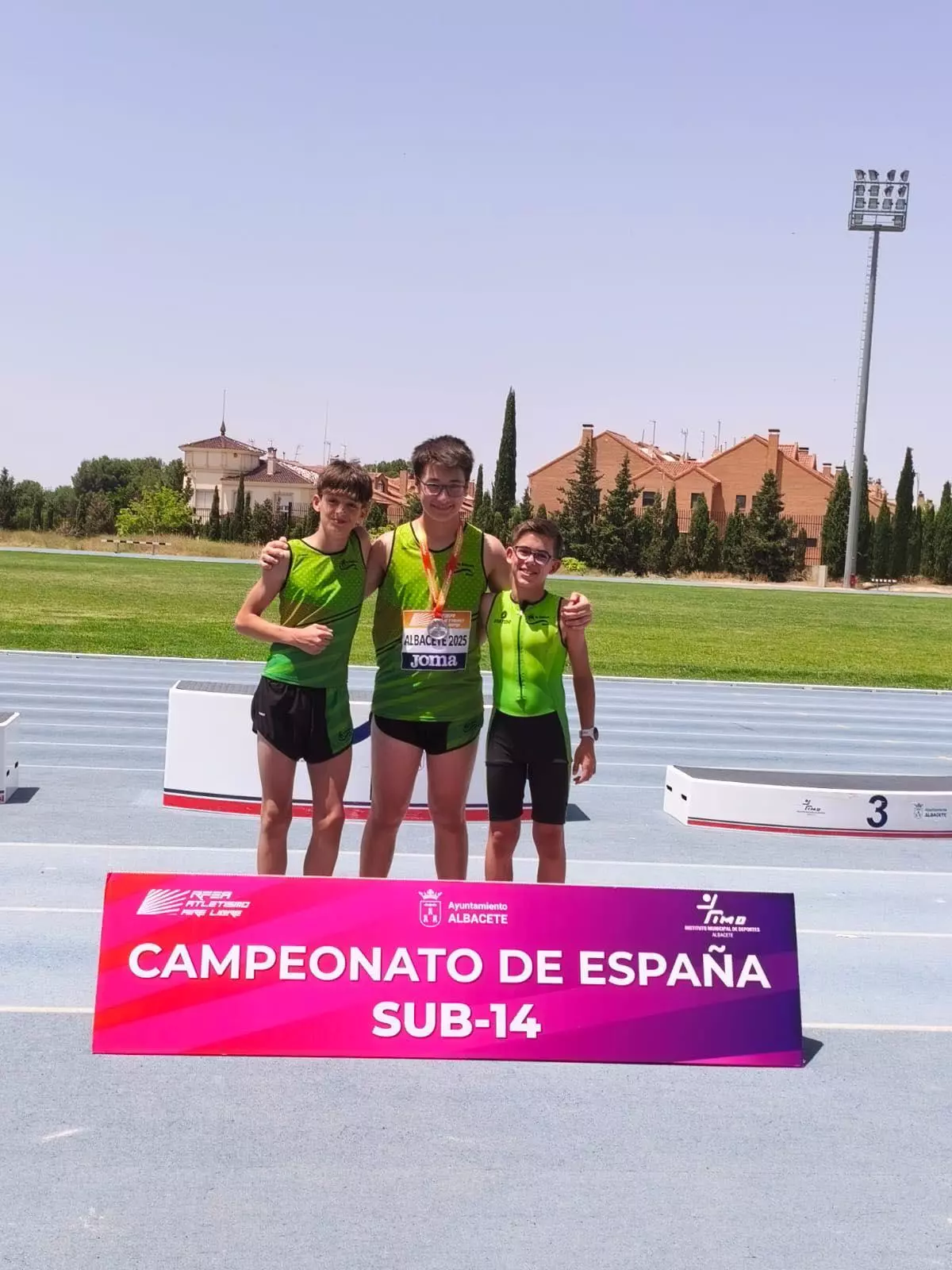 El joven atleta de la Rabosa Álvaro Mengual, subcampéon de España