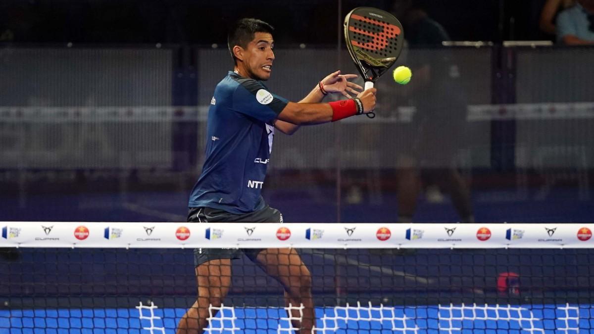 Fede Chingotto, pareja de Paquito Navarro, en el estreno en Valencia