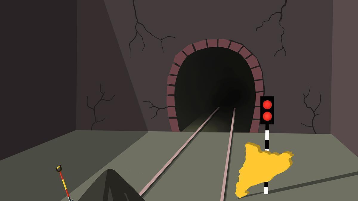 Dos nuevos desprendimiento en Rodalies cortan la circulación en Arenys y el servicio entre Caldes de Malavella y Girona