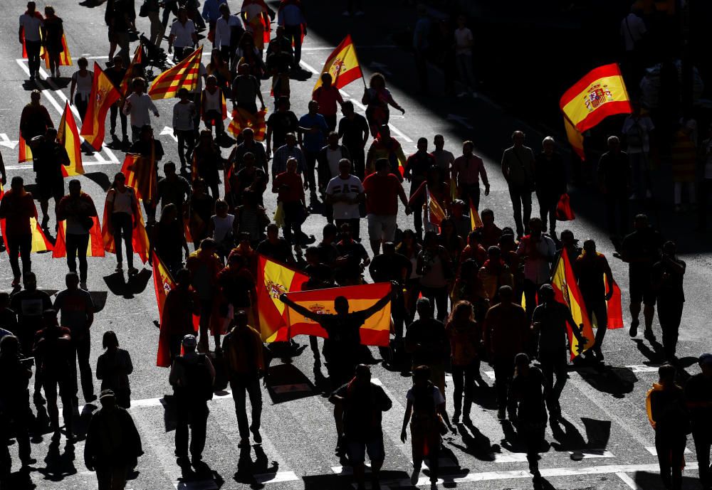 Manifestación en Barcelona por la unidad de España