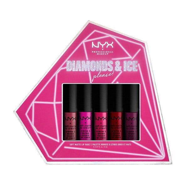 Regalos de belleza de amigo invisible: Diamonds & Ice Soft Matte Lip Vault