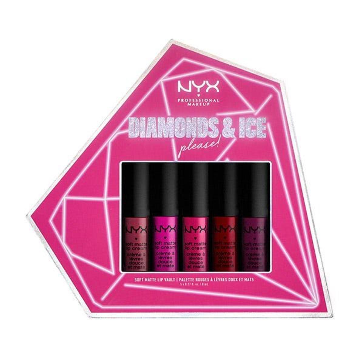 Regalos de belleza de amigo invisible: Diamonds &amp; Ice Soft Matte Lip Vault