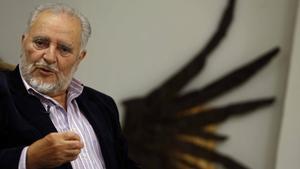 Julio Anguita, durante una entrevista en noviembre del 2013.