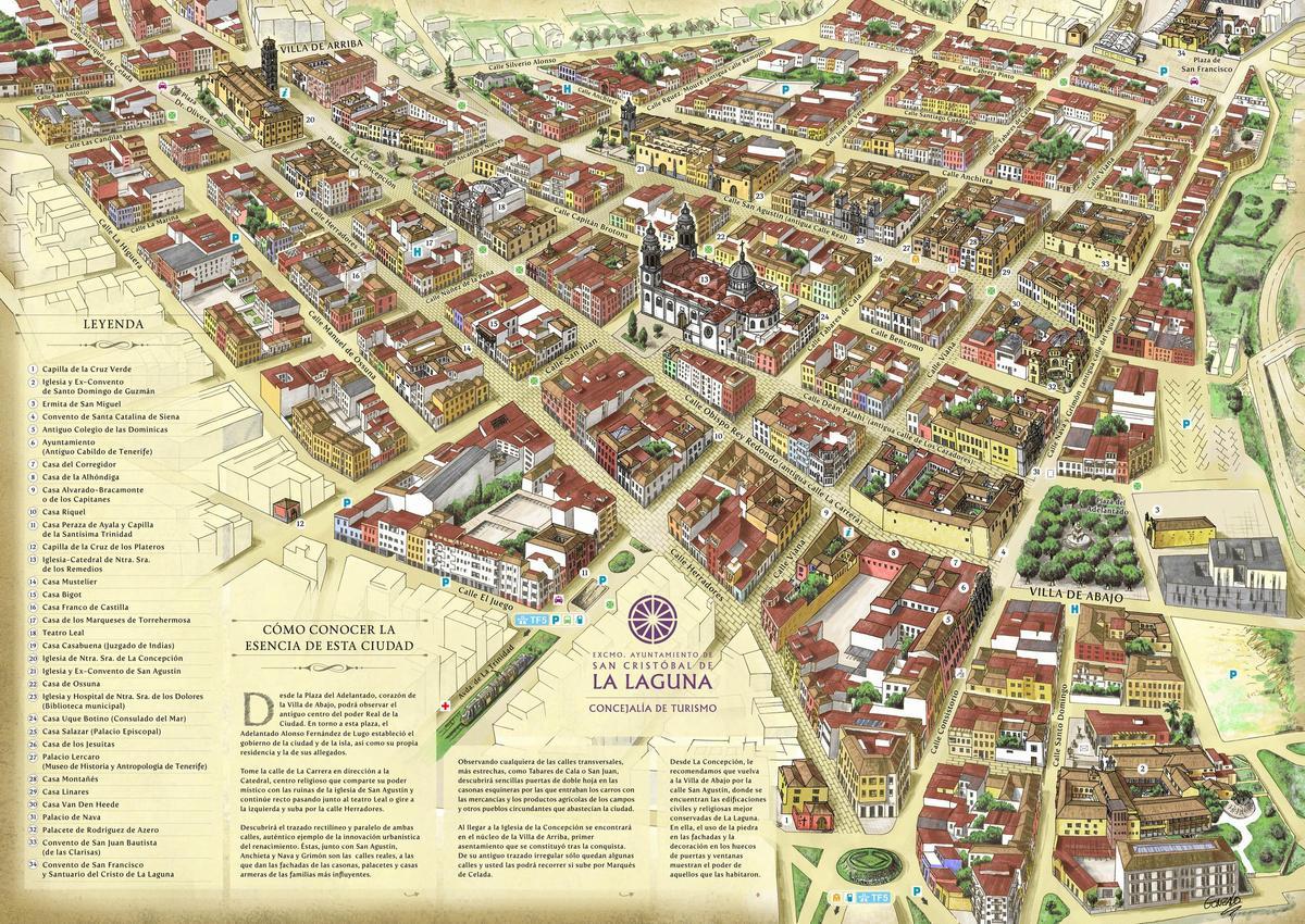Mapa de La Laguna