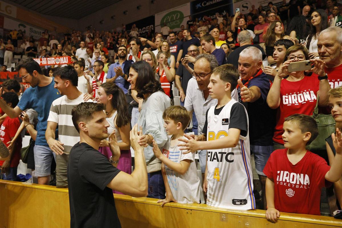 Les imatges del Bàsquet Girona - Joventut Badalona