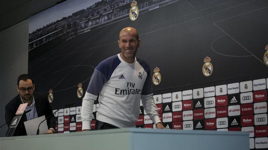 Zidane: &quot;Tenemos que volver a la Liga y a lo que estamos haciendo bien&quot;