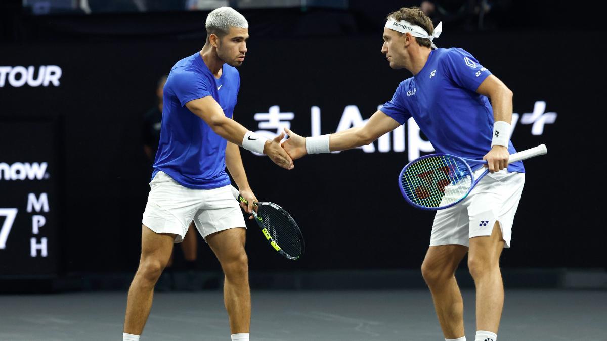Alcaraz y Ruud en la Laver Cup