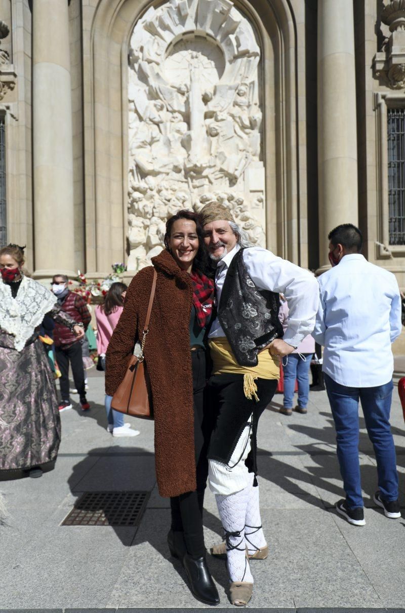 La basílica del Pilar recibe a los zaragozanos con aforo reducido y medidas de seguridad